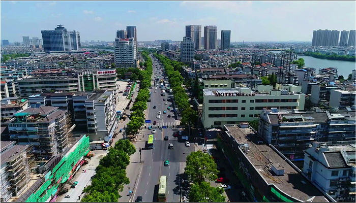 绍兴美丽示范街沿街立面